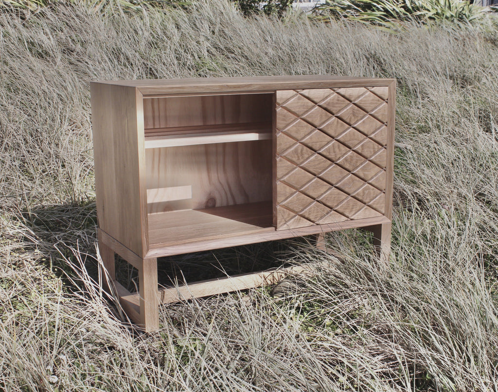 Fox Den Designs Argyle Oak Cabinet, handmade in New Zealand